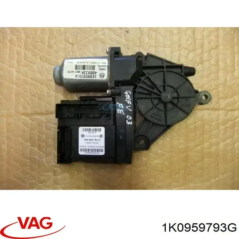 Motor del elevalunas eléctrico 1K0959793G VAG