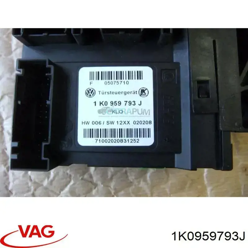 Motor del elevalunas eléctrico 1K0959793J VAG