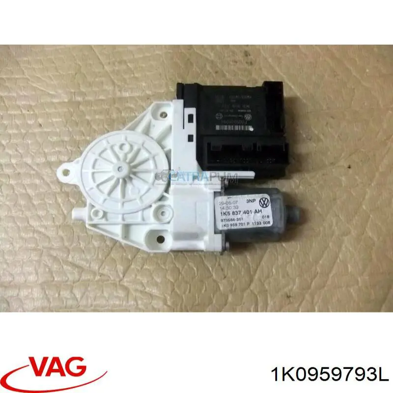 1K0959701LZ02 VAG Motor elevalunas, puerta delantera izquierda