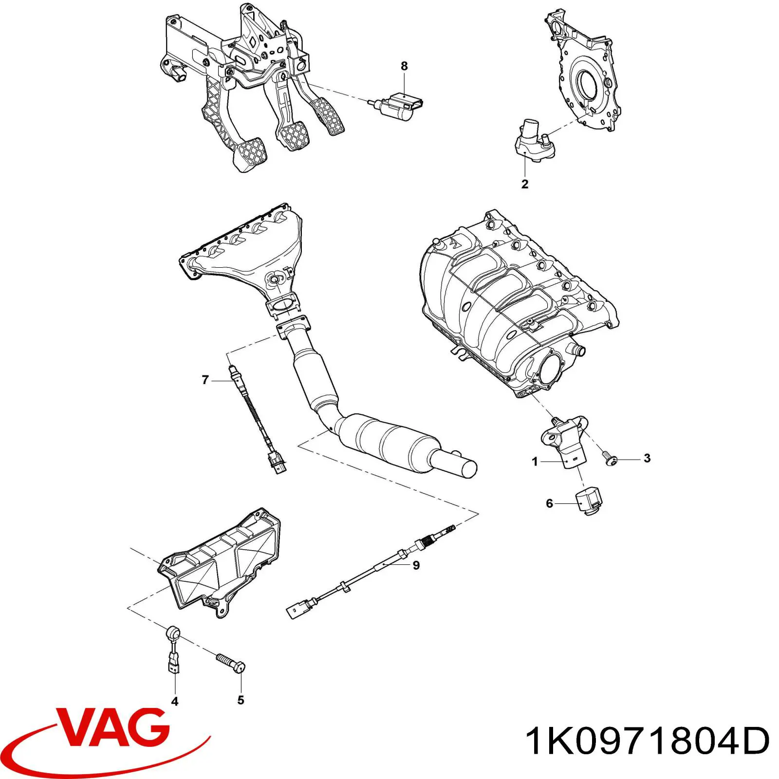 Comprar 1K0971804D VAG 