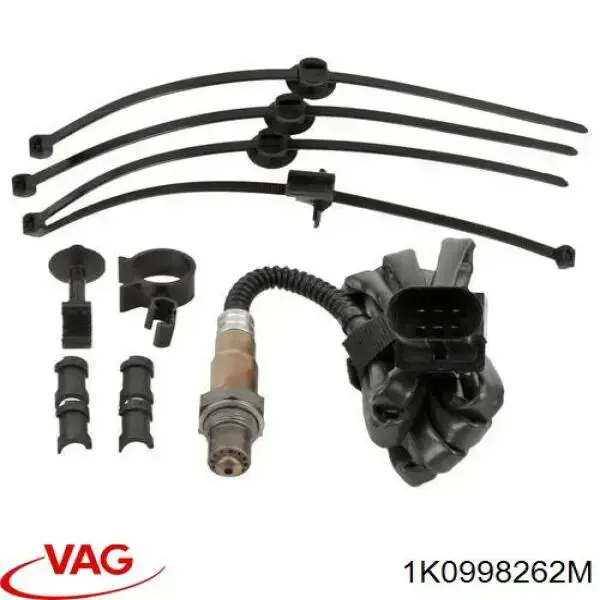 Sonda lambda, sensor de oxígeno antes del catalizador izquierdo 1K0998262M VAG