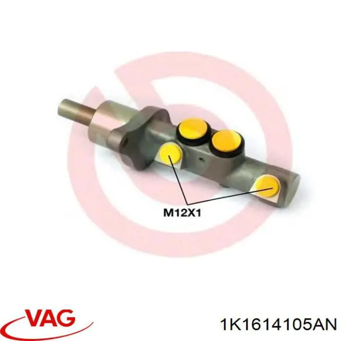 Cilindro maestro de frenos VAG 1K1614105AN precio, desde 73,34 EUR