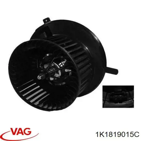 Motor eléctrico, ventilador habitáculo Volkswagen Tiguan 1 5N1, 5N2