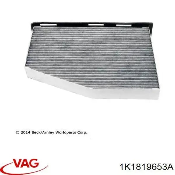 Filtro de cabina VAG 1K1819653A precio, desde 9,77 EUR
