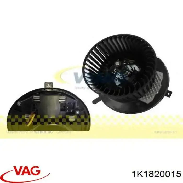 Ventilador habitáculo 1K1820015 VAG