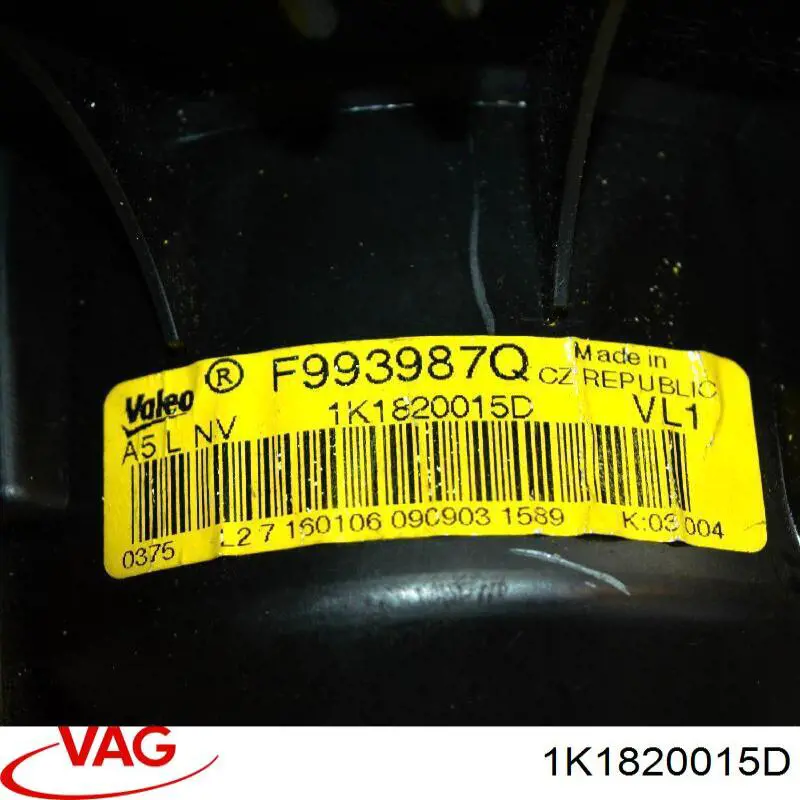 Resistencia de Ventilador VAG 1K1820015D precio, desde 46,85 EUR
