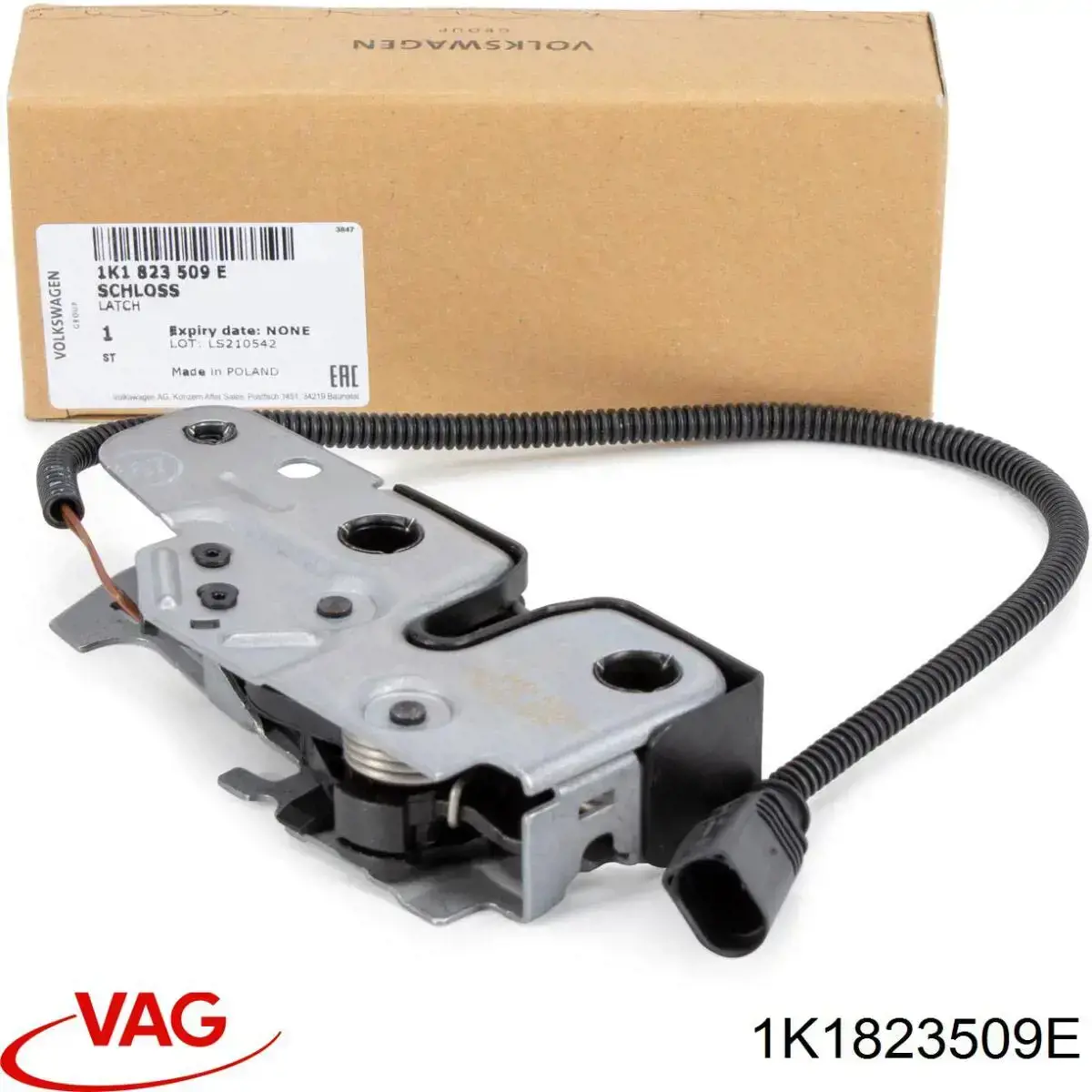 Cerradura del capó de motor VAG 1K1823509E