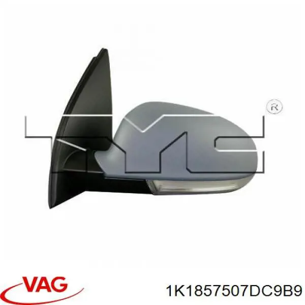 Espejo retrovisor izquierdo Volkswagen Golf 5 1K1