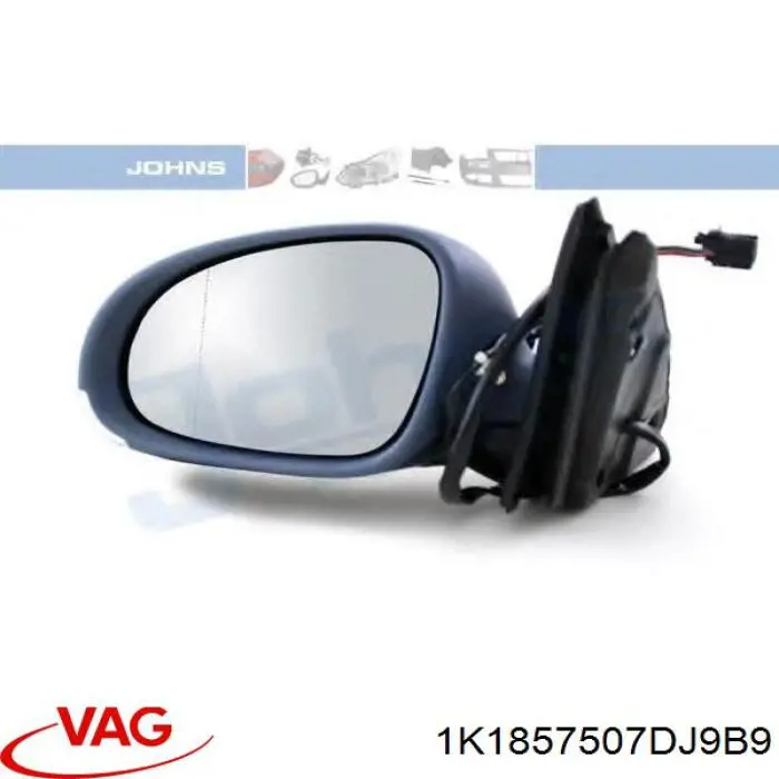Carcasa interior del espejo retrovisor izquierdo VAG 1K1857507DJ9B9 precio, desde 136,49 EUR