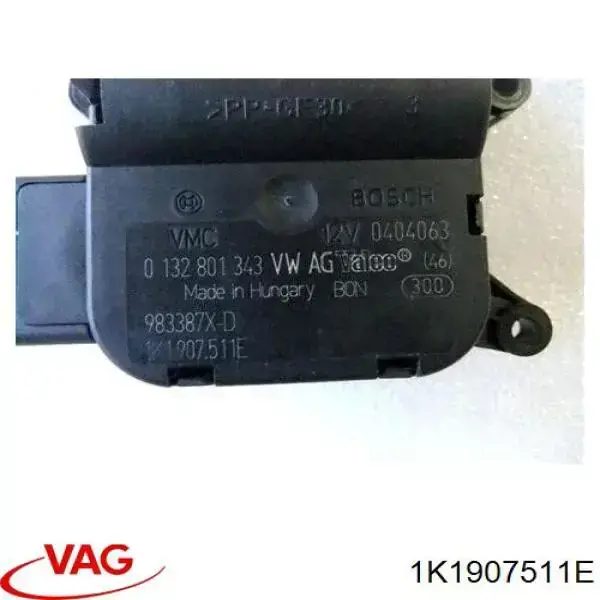 Actuador de сompuerta de сalefacción VAG 1K1907511E