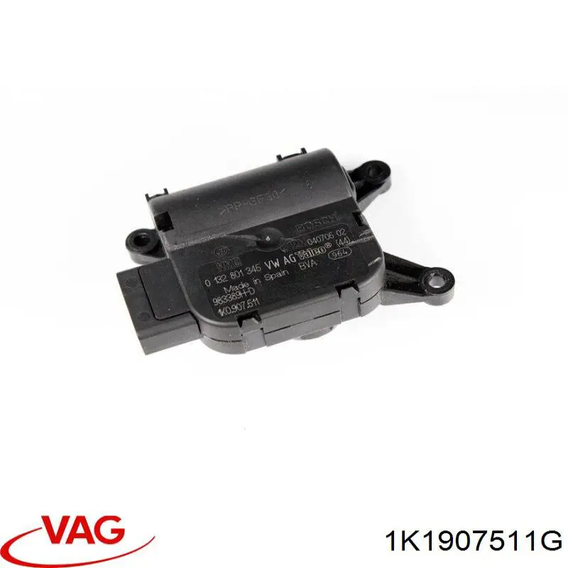 Actuador de compuerta de la calefacción 1K1907511G VAG