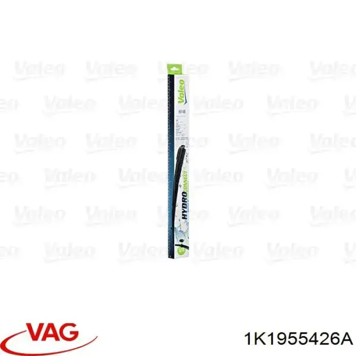 Escobilla del limpiaparabrisas del lado del pasajero 1K1955426A VAG
