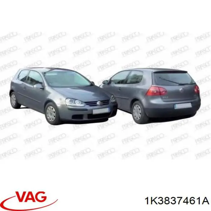 Comprar 1K3837461A VAG Mecanismo de elevalunas delantero izquierdo