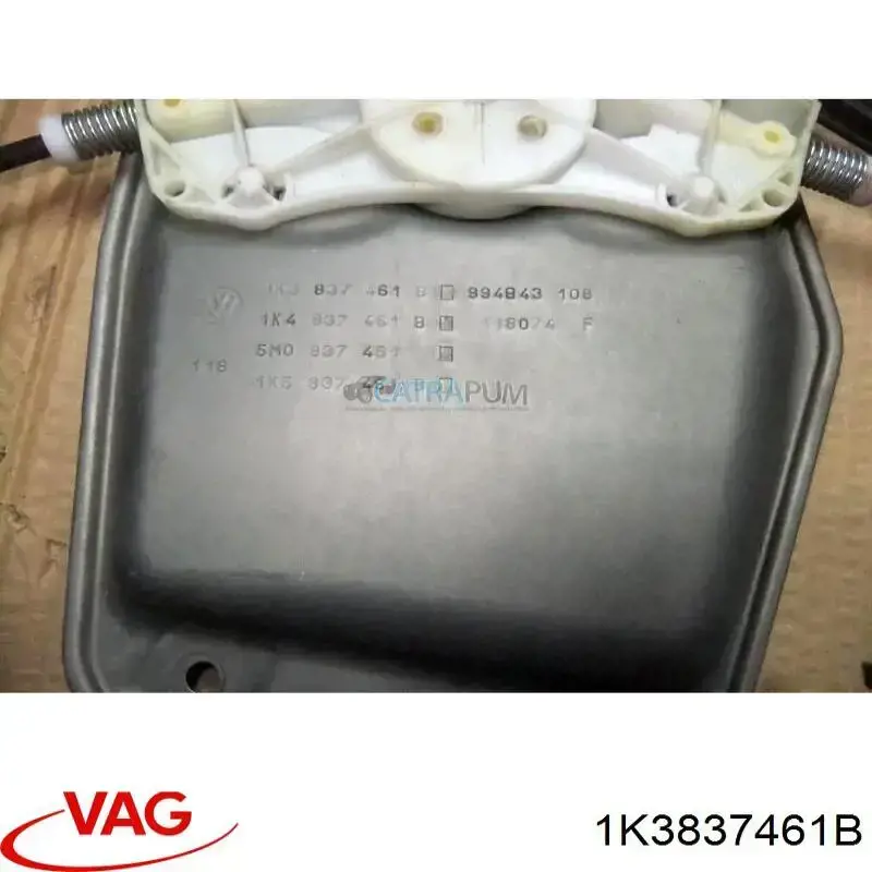 Mecanismo de elevalunas VAG 1K3837461B