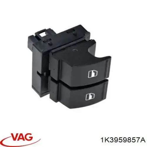 Comprar 1K3959857A VAG Interruptor de elevalunas delantera izquierda