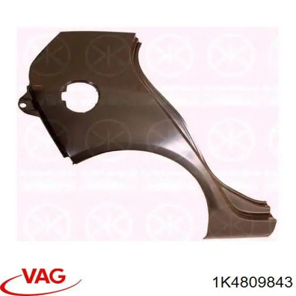 Aleta trasera izquierda VAG 1K4809843B precio, desde 330,96 EUR