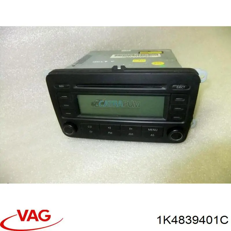 1K4839401B VAG Mecanismo de elevalunas de la puerta trasera izquierda