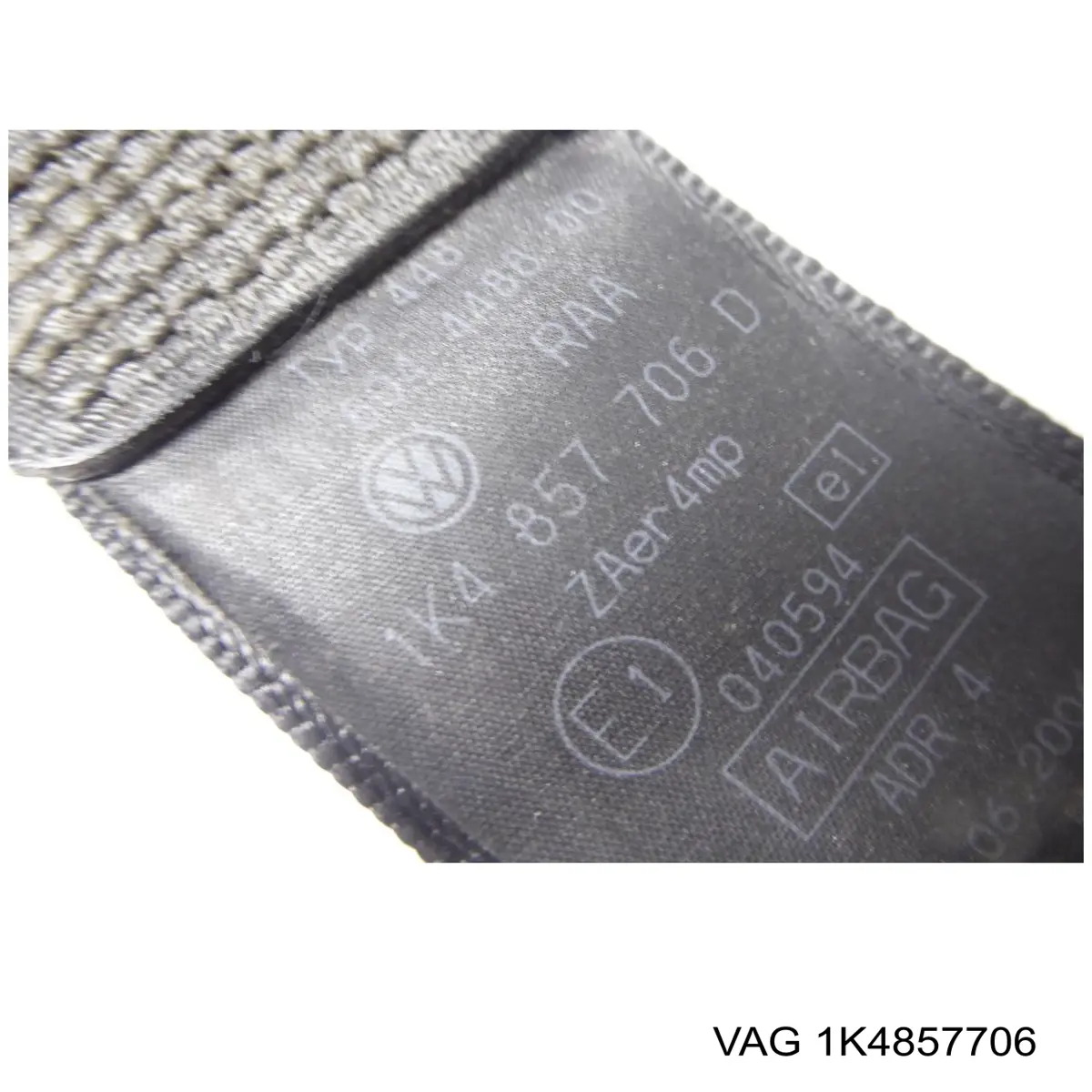 Cinturón de seguridad delantero derecho 1K4857706 VAG