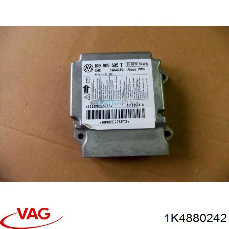 Airbag de respaldo del asiento derecho VAG 1K4880242 precio, desde 87,12 EUR