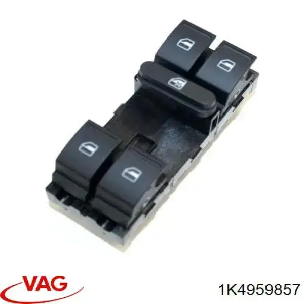 Comprar 1K4959857 VAG Interruptor de elevalunas delantera izquierda