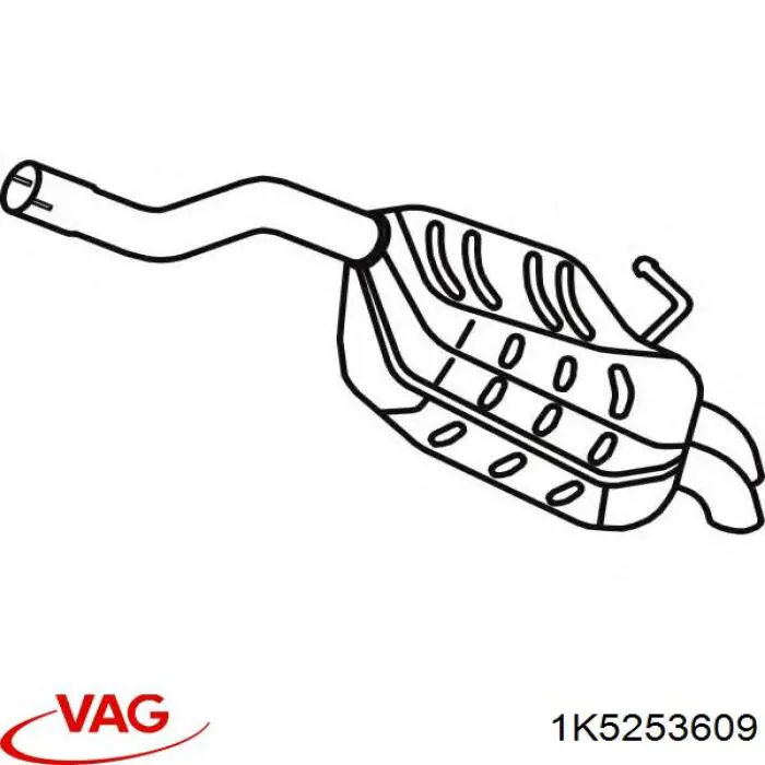 Silenciador trasero Edex ED24106 precio, desde 132,13 EUR