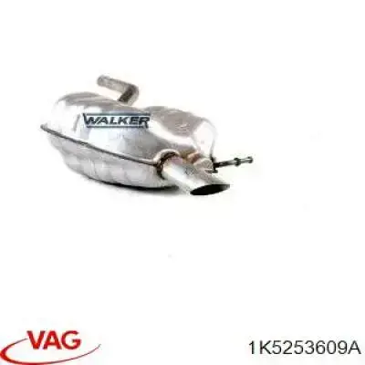 1K5253609A VAG Silenciador trasero