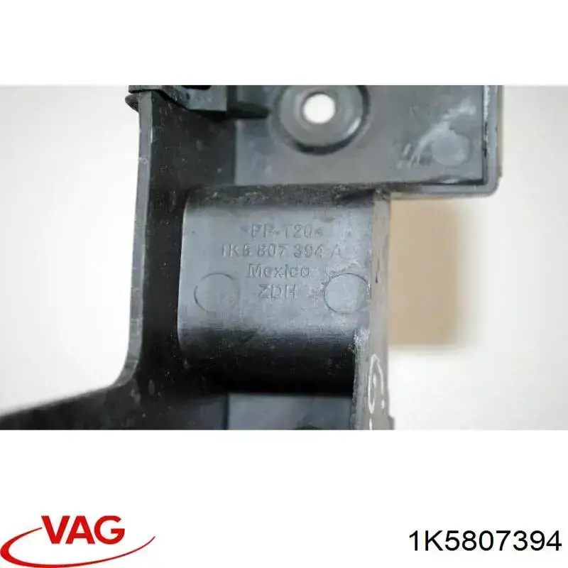 1K5807394 VAG soporte de guía para parachoques trasero, derecho