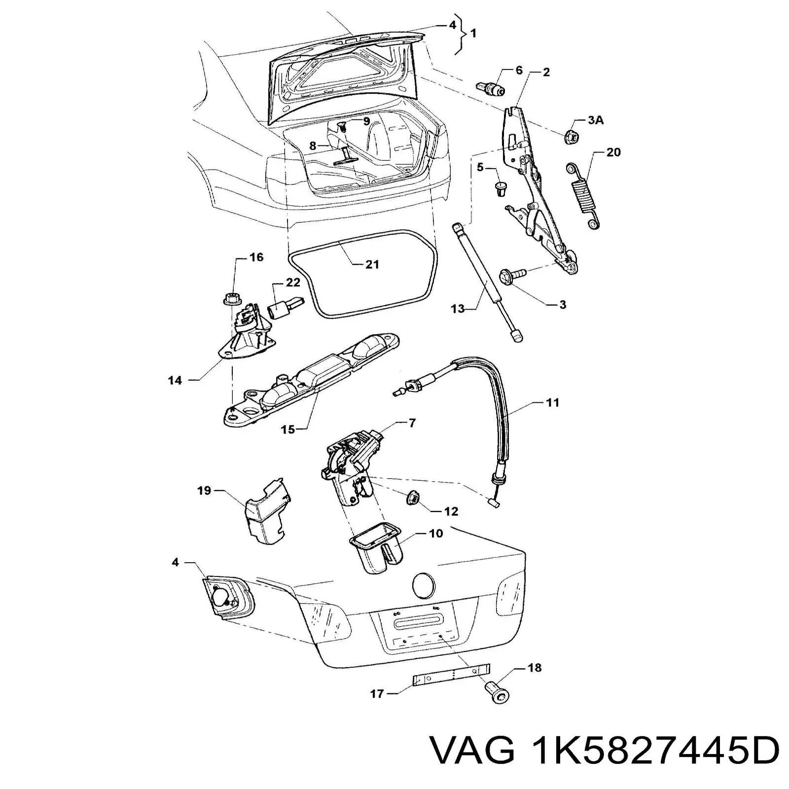  VAG 1K5827445D precio, desde 41,06 EUR