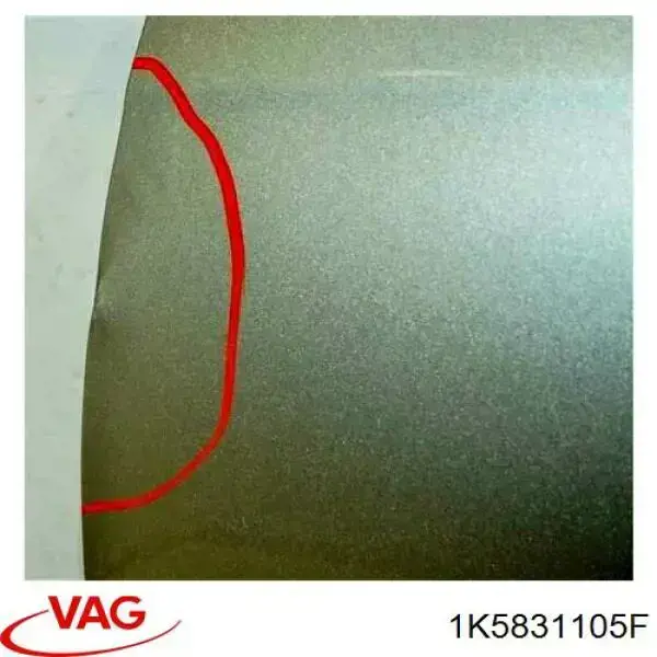 Comprar 1K5831105F VAG Panel lateral de puerta delantera izquierda