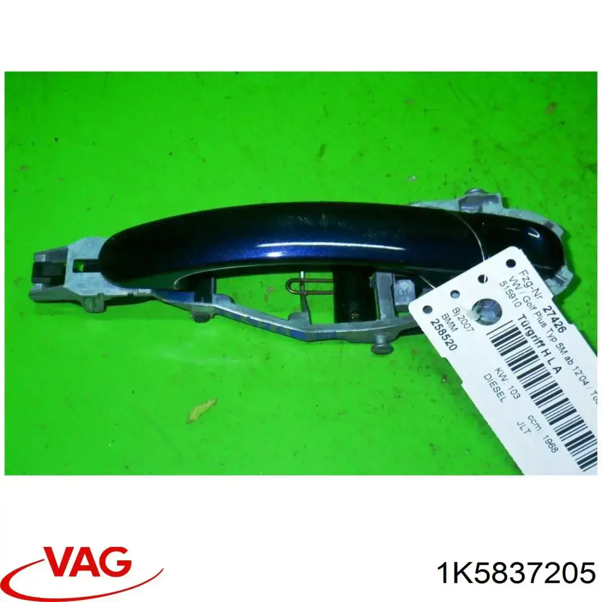 Manija exterior de puerta trasera VAG 1K5837205 precio, desde 31,94 EUR