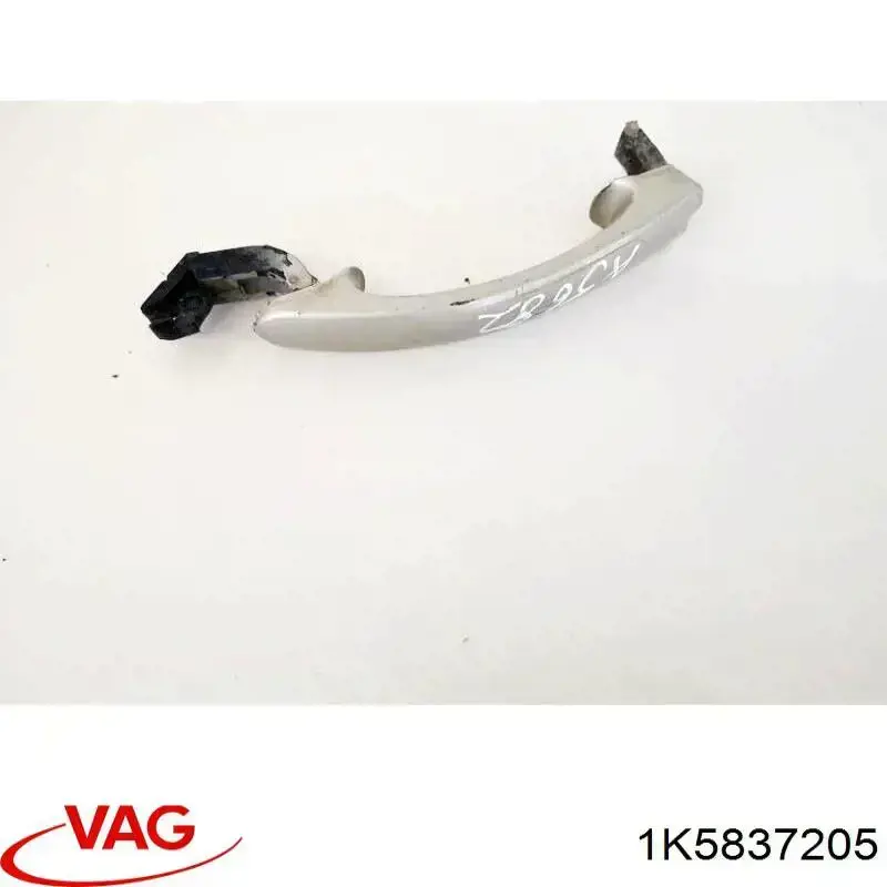 Manija exterior de puerta trasera VAG 1K5837205