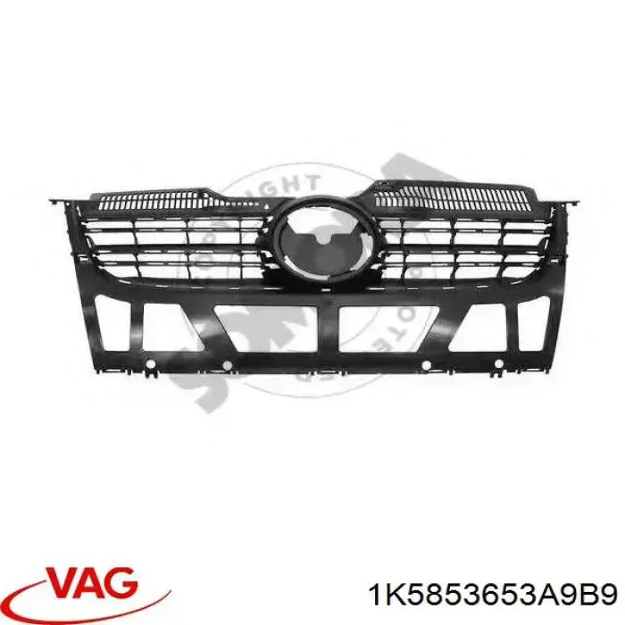 Rejilla delantera VAG 1K5853653A9B9 precio, desde 80,53 EUR