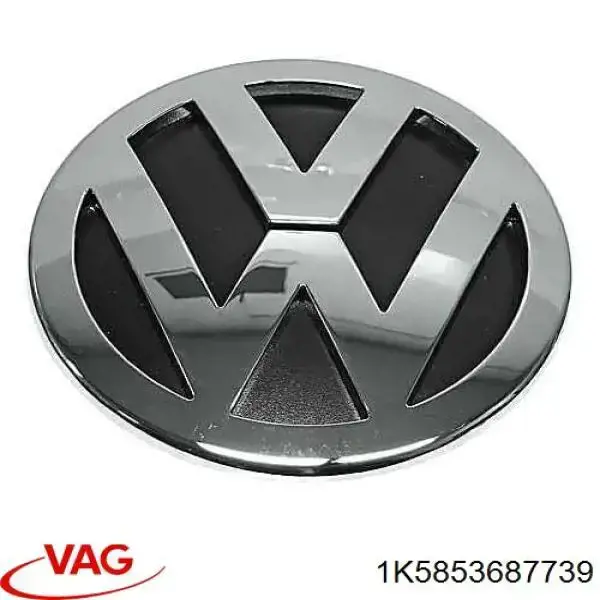 1K5853687739 VAG emblema de tapa de maletero