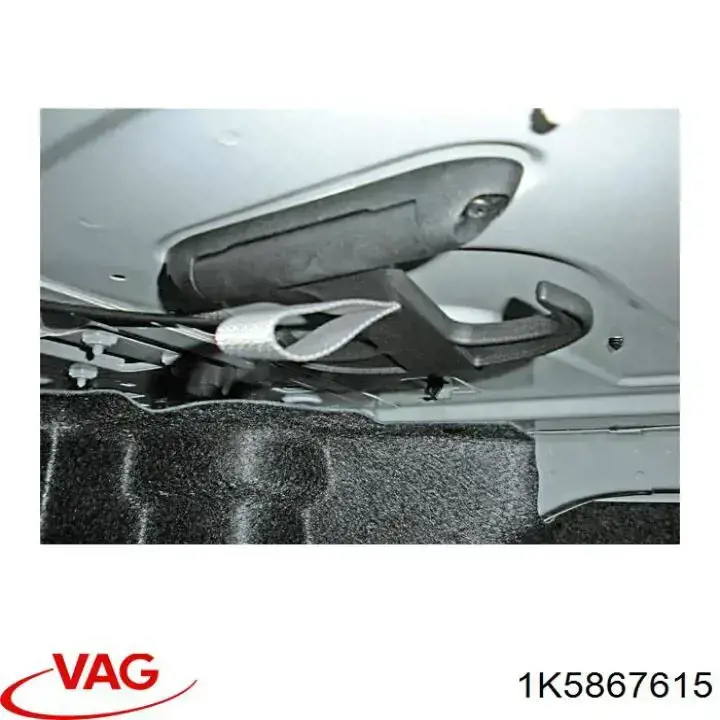 Gancho para bolsa del maletero VAG 1K5867615 precio, desde 25,94 EUR