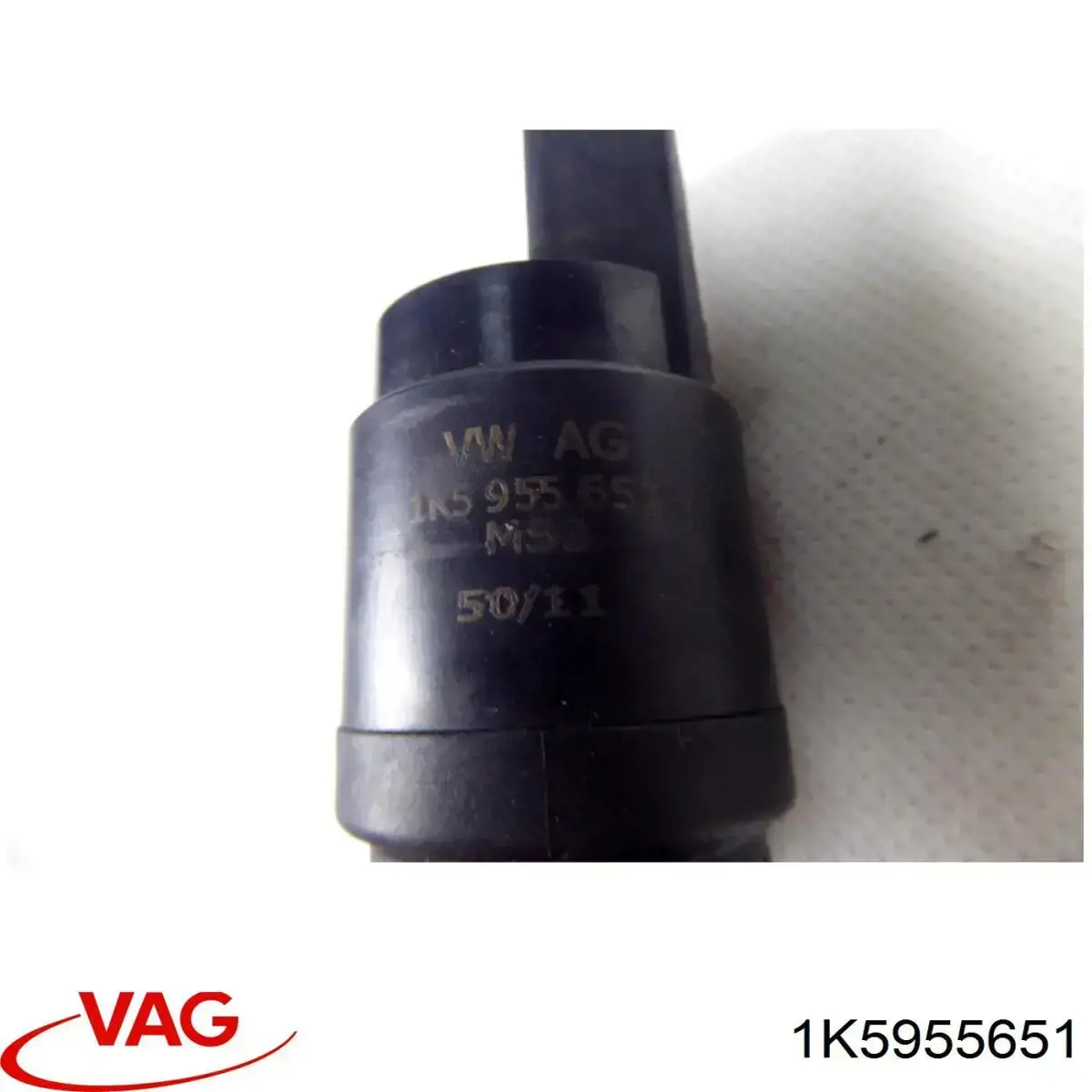 1K5955651 VAG Bomba de agua de lavado, lavado de parabrisas, delantera
