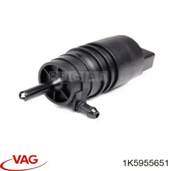 Bomba de agua limpiaparabrisas, delantera VAG 1K5955651 precio, desde 6,96 EUR