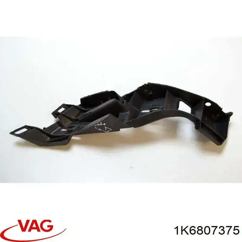 Guía izquierda del parachoques trasero 1K6807375 VAG