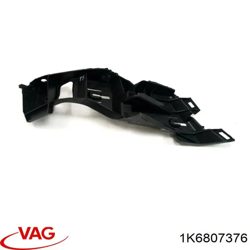 1K6807376 VAG soporte de guía para parachoques trasero, derecho