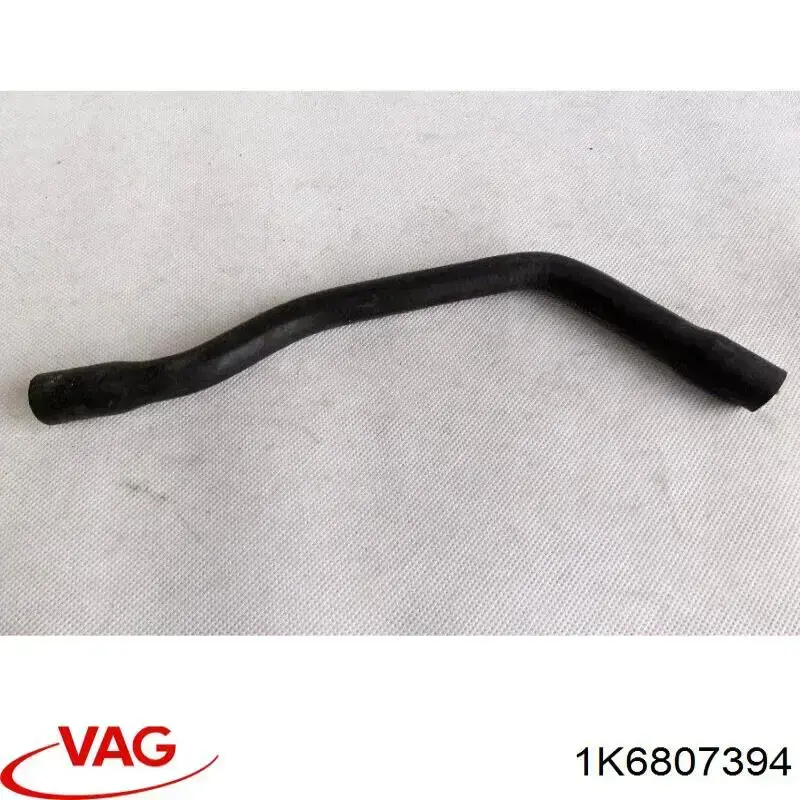 Guía derecha del parachoques trasero 1K6807394 VAG