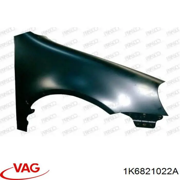 Aleta 1K5880682 VAG