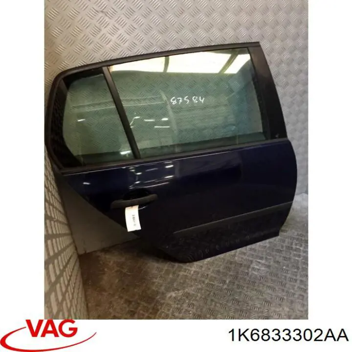 Puerta trasera derecha 1K6833302AA VAG