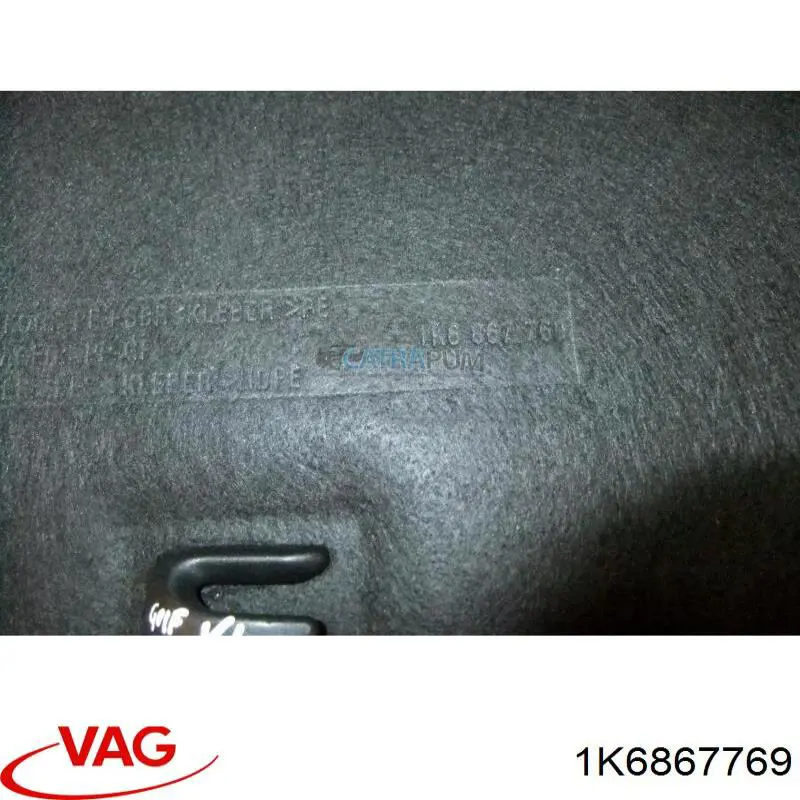 Bandeja trasera VAG 1K6867769 precio, desde 74,05 EUR