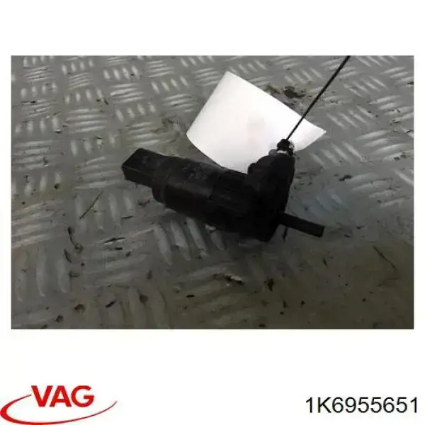 1K6955651 VAG Bomba-motor de limpiaparabrisas delantero/trasero
