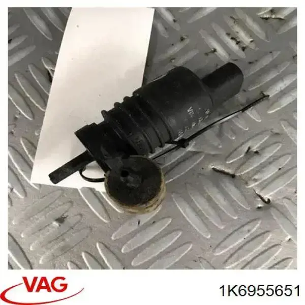 Bomba-motor de limpiaparabrisas delantero/trasero 1K6955651 VAG