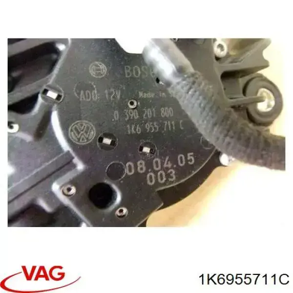 Comprar 1K6955711C VAG Motor limpiaparabrisas, trasera