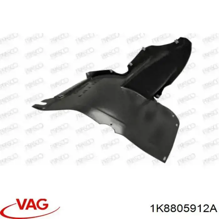 Guardabarros interior derecho, aleta delantera VAG 1K8805912A precio, desde 24,84 EUR