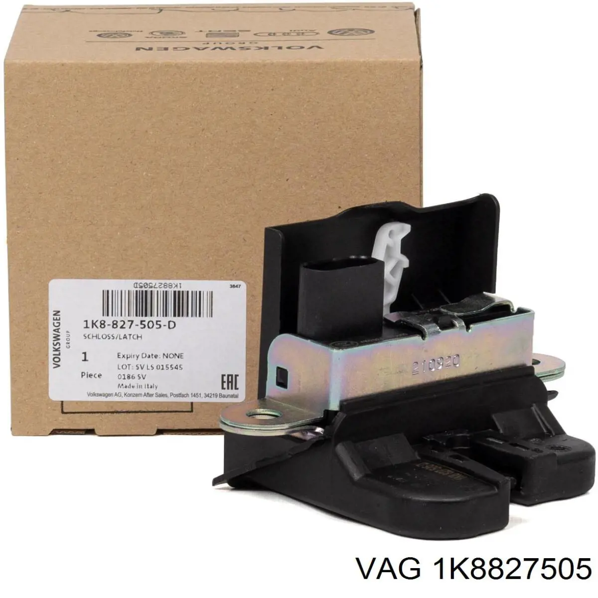 Cerradura de portón trasero VAG 1K8827505 precio, desde 68,24 EUR