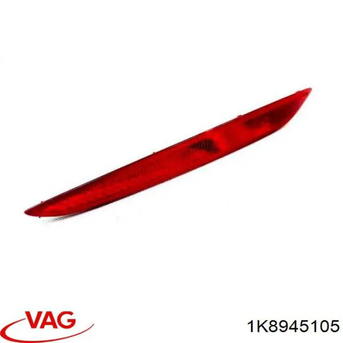 Reflector trasero izquierdo del parachoques VAG 1K8945105 precio, desde 45,41 EUR