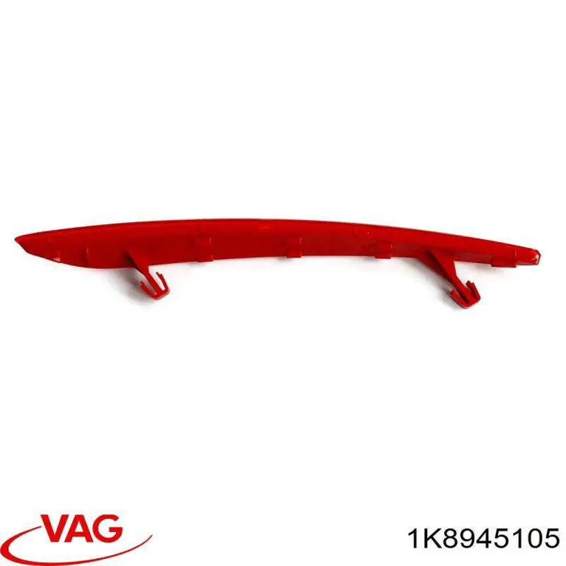 1K8945105 VAG Reflector, trasero, izquierdo