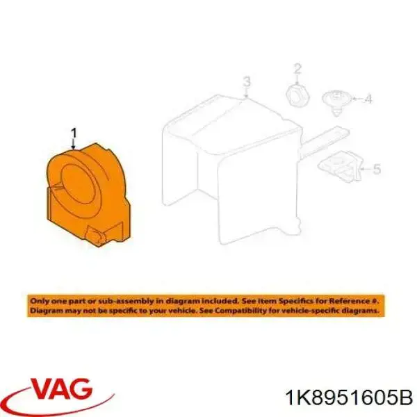 Comprar 1K8951605B VAG Sirena de alarma antirrobo